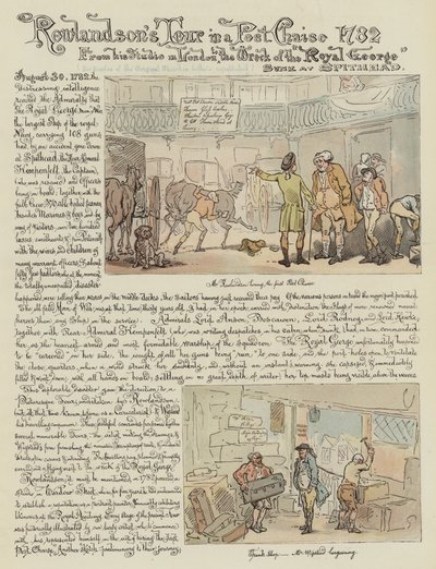 Tour de Rowlandson en chaise de poste, 1782 - Thomas Rowlandson
